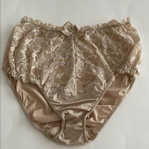 NWOT Lou imported lace silky soft panty made in France